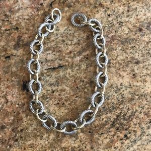 Authentic DavidYurman 18k Gold & Sterling Extra large link